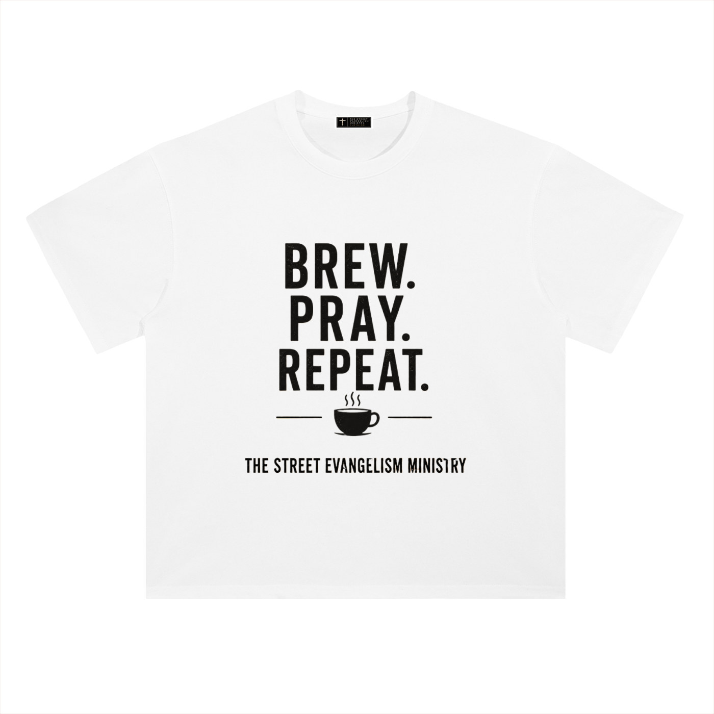 Brew. Pray. Repeat. Heavyweight Tee