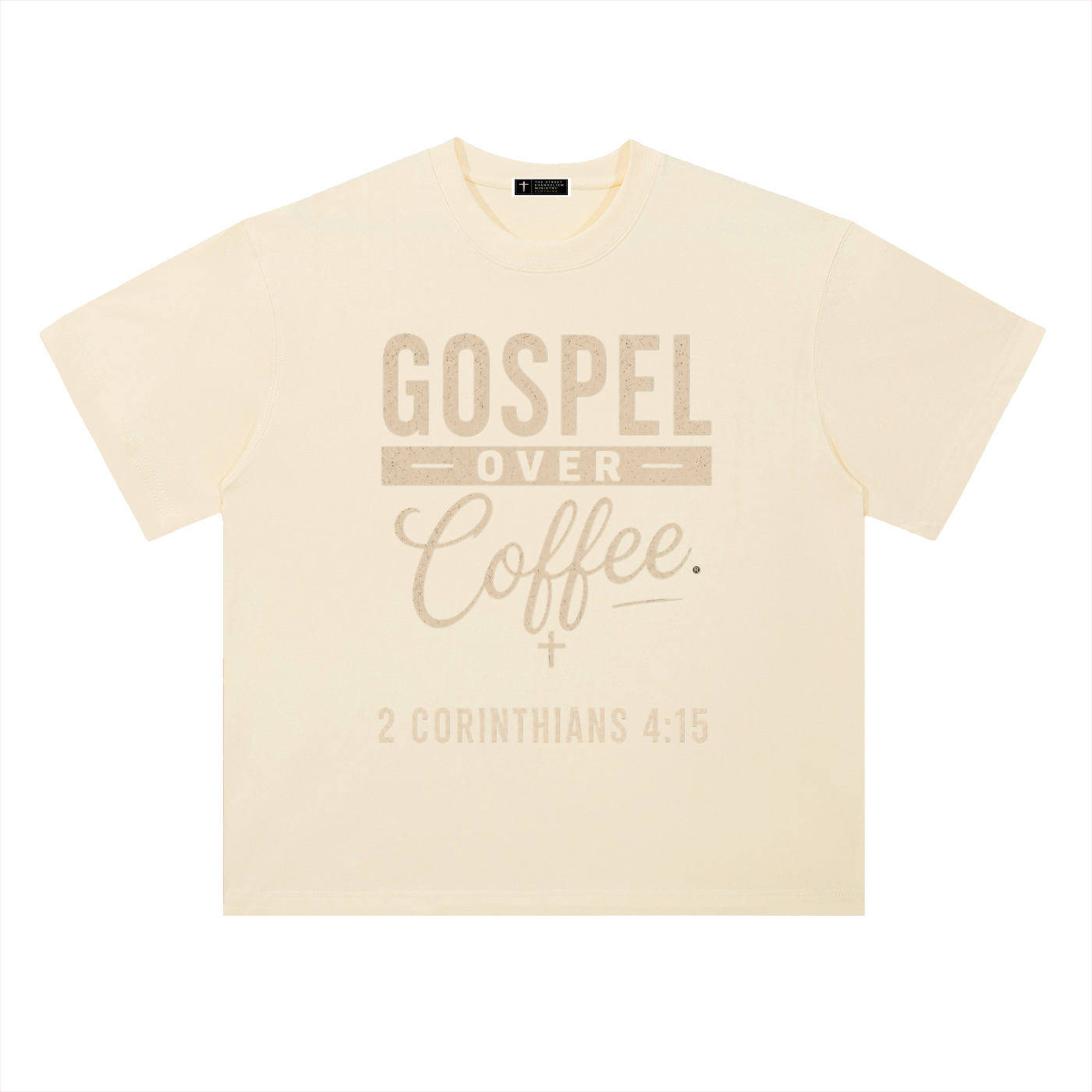 Gospel Over Coffee Heavyweight Tee