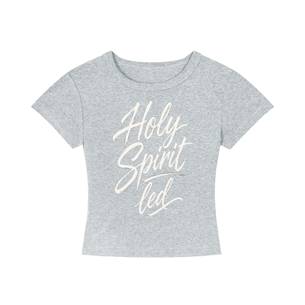 Holy Spirit Led Women's Crop Tee