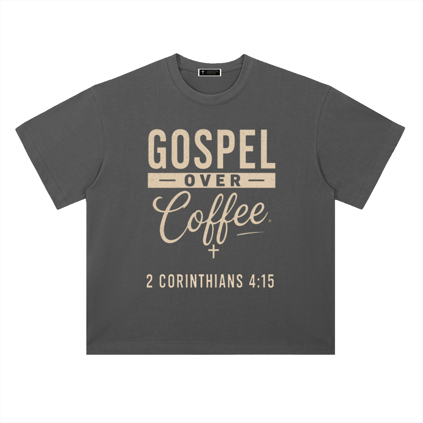 Gospel Over Coffee Heavyweight Tee