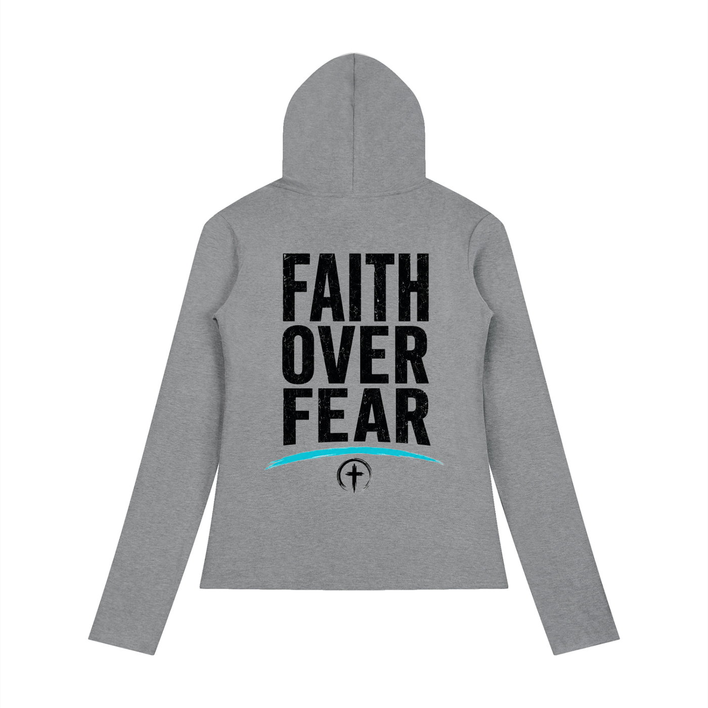 Faith Over Fear Women’s Half-Button Tee