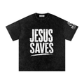 Jesus Saves Oversized Tee