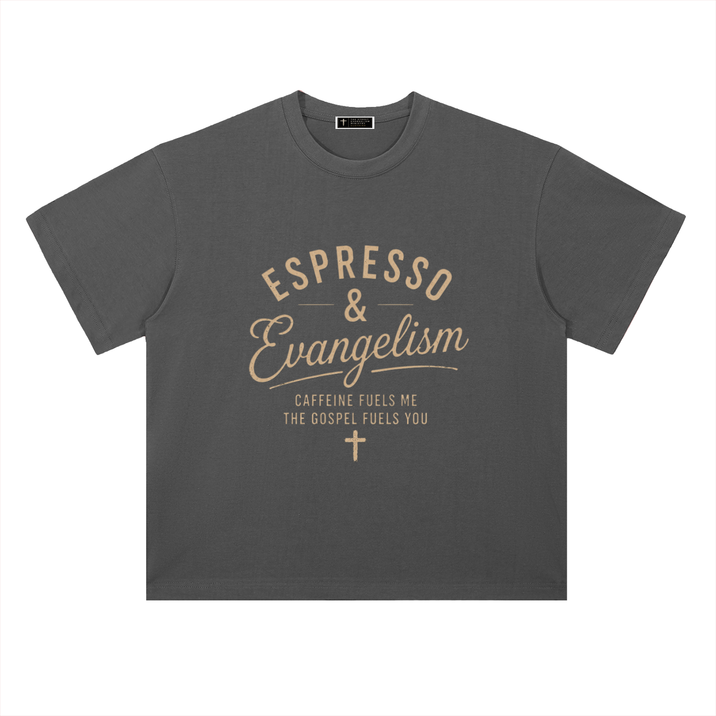 Espresso & Evangelism Drop Shoulder Tee