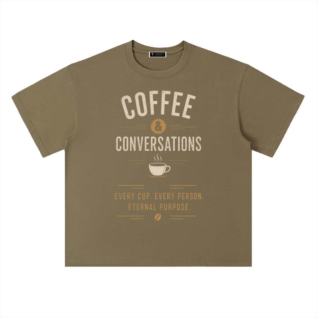 Coffee & Conversations Heavyweight Tee