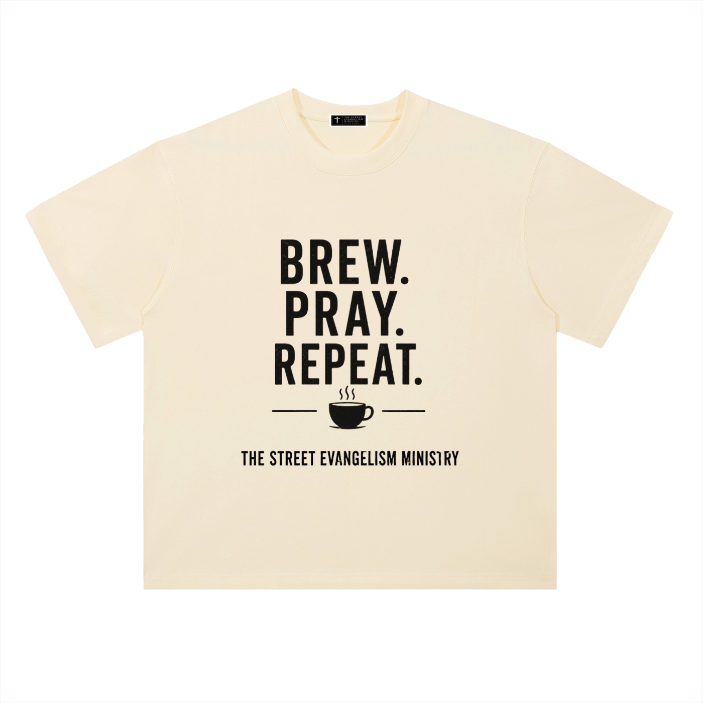 Brew. Pray. Repeat. Heavyweight Tee