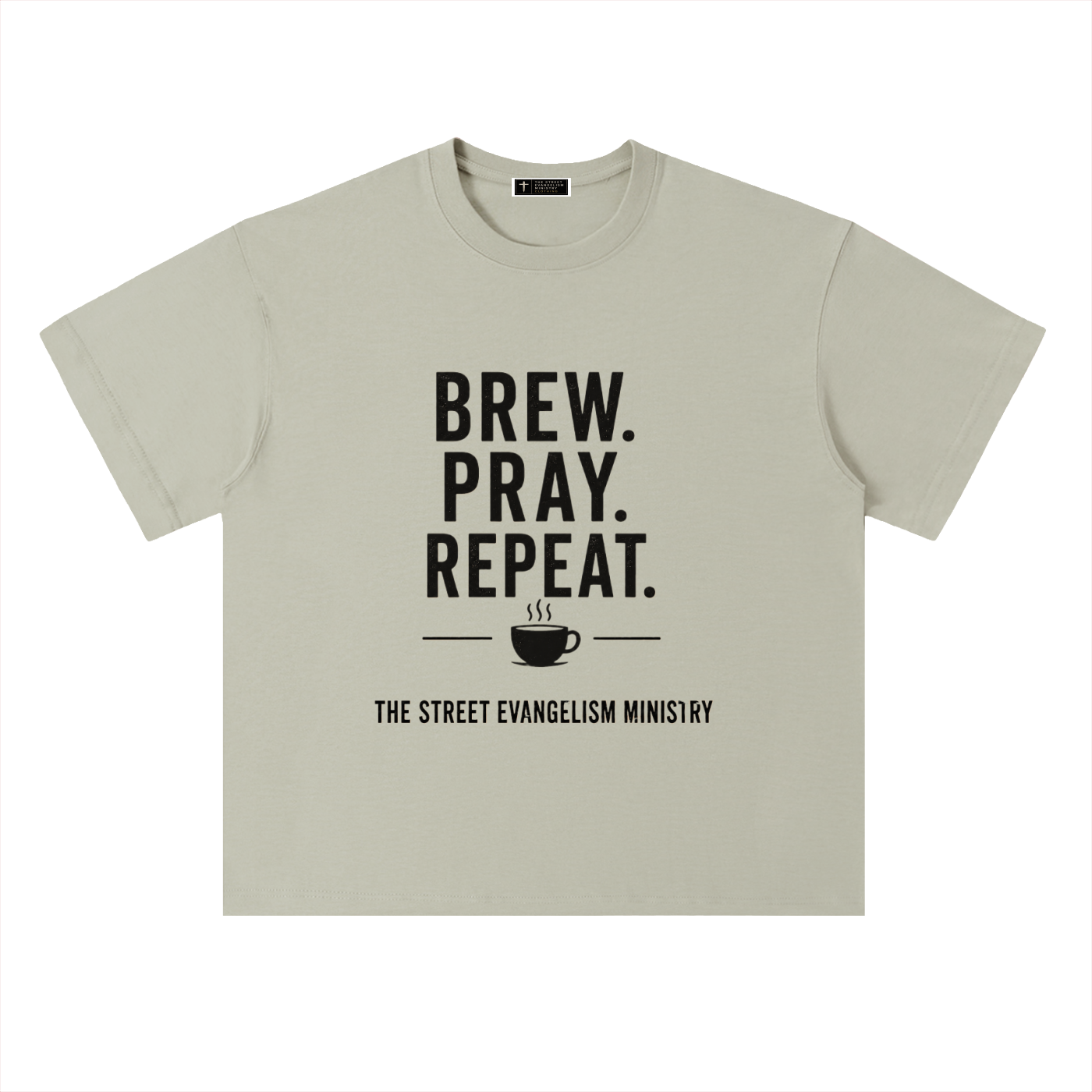Brew. Pray. Repeat. Heavyweight Tee