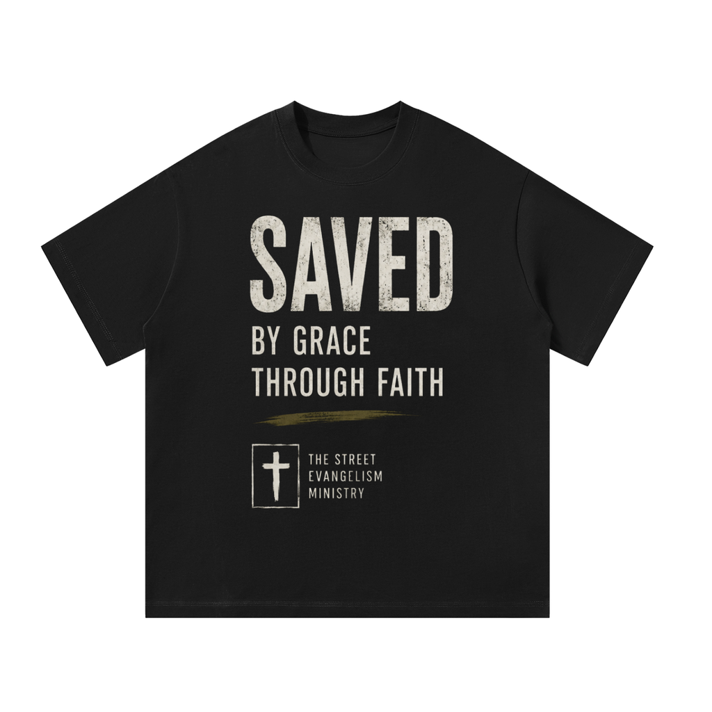 Saved By Grace Oversized Tee