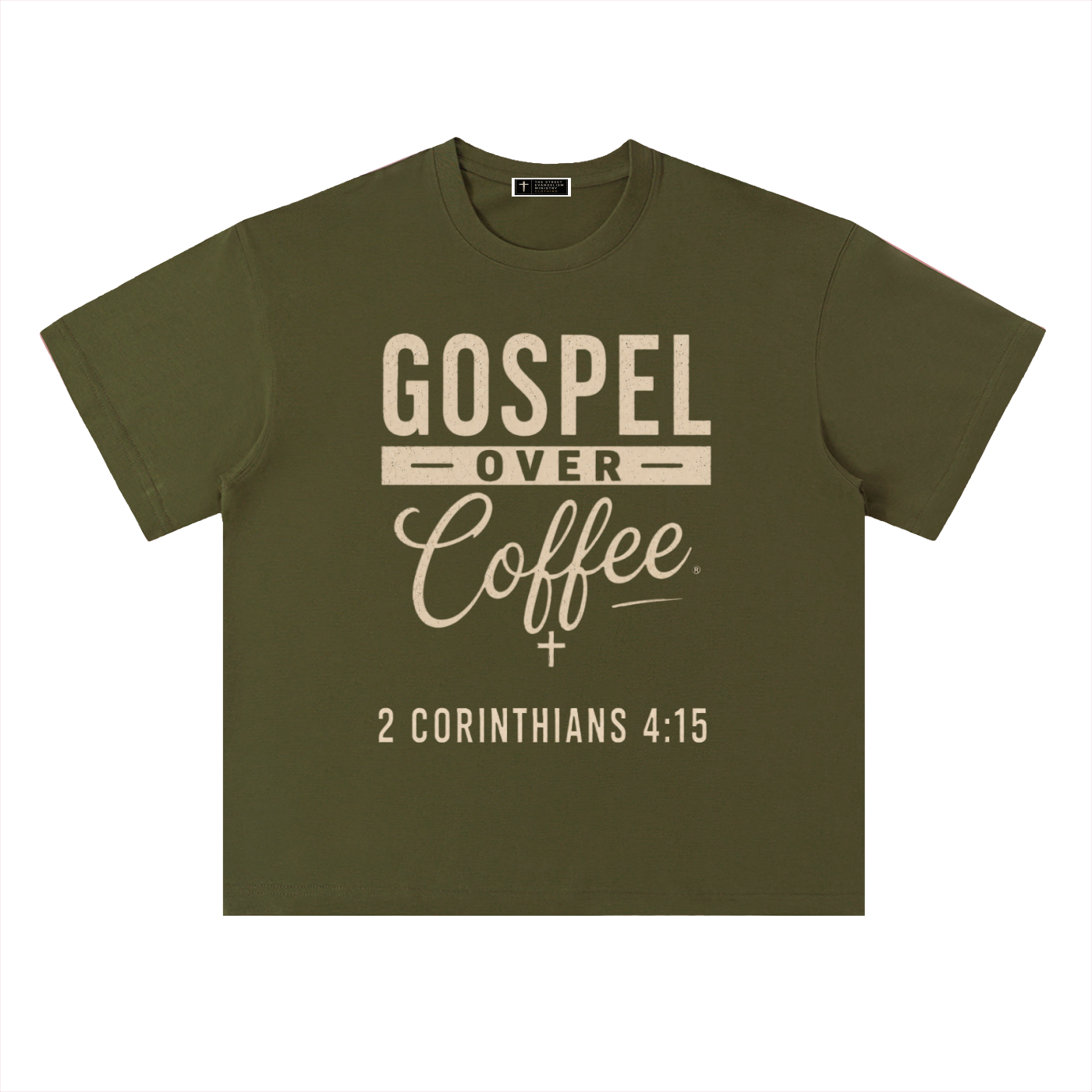 Gospel Over Coffee Heavyweight Tee