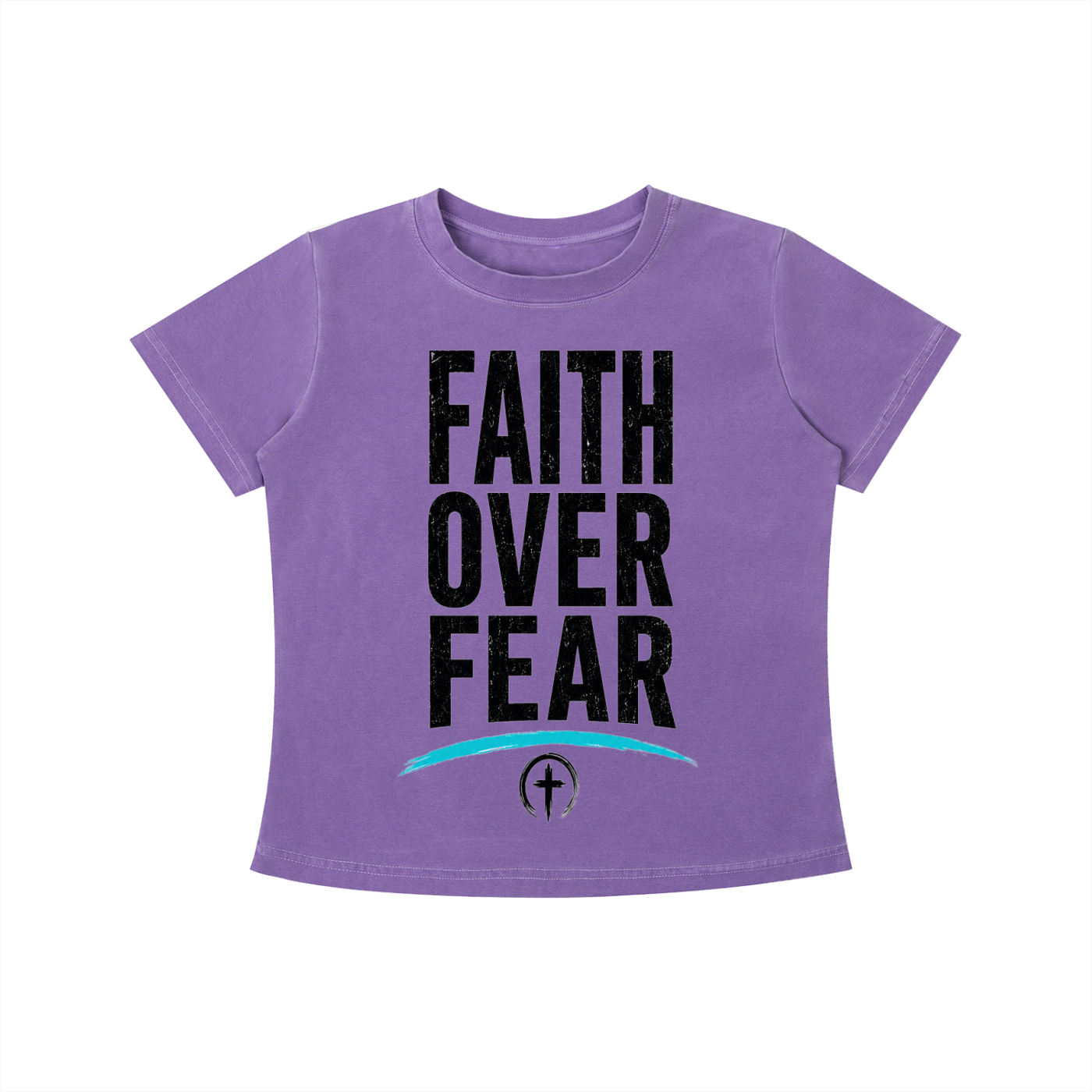 Faith Over Fear Vintage Wash Tee