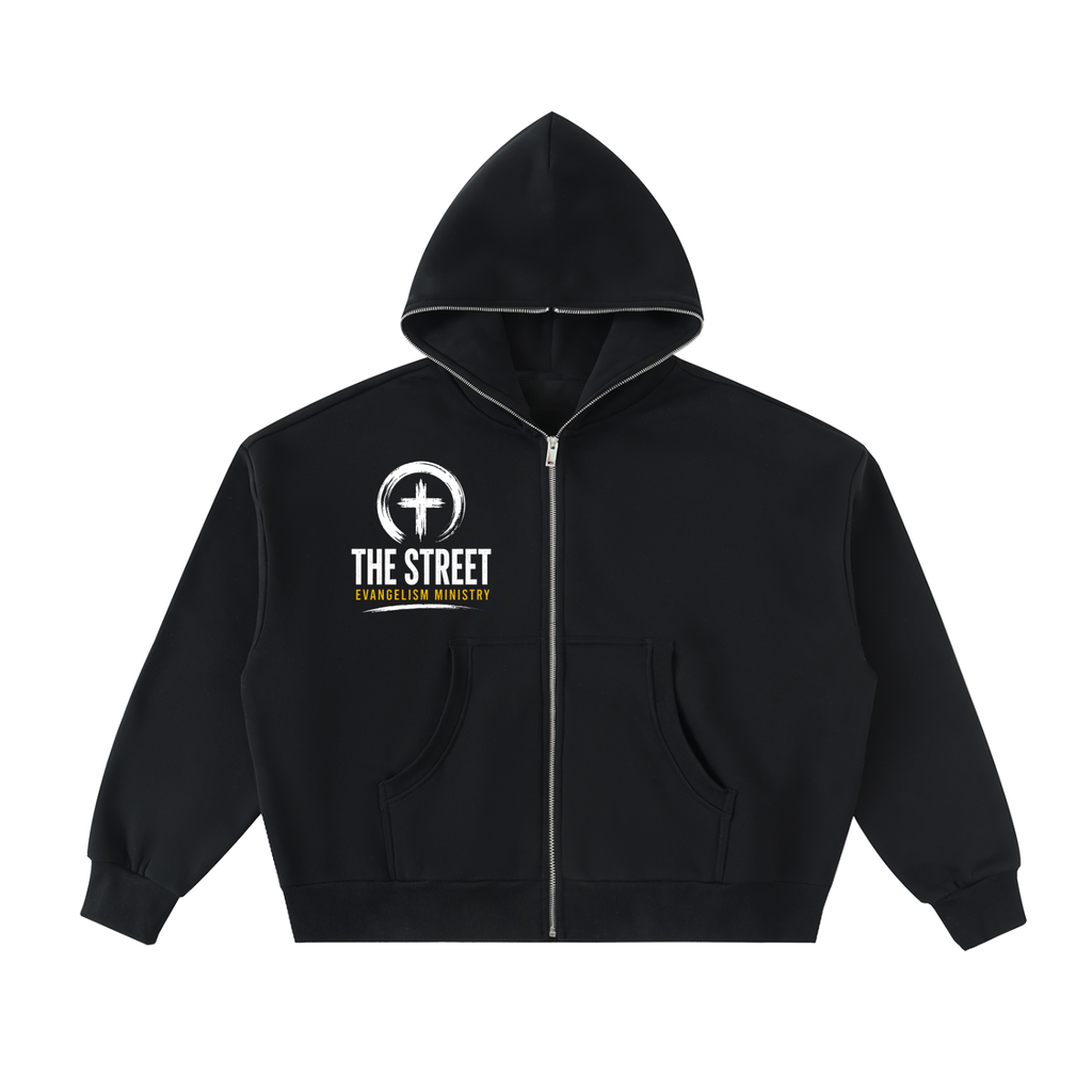 Speak Lord Boxy Zip Hoodie