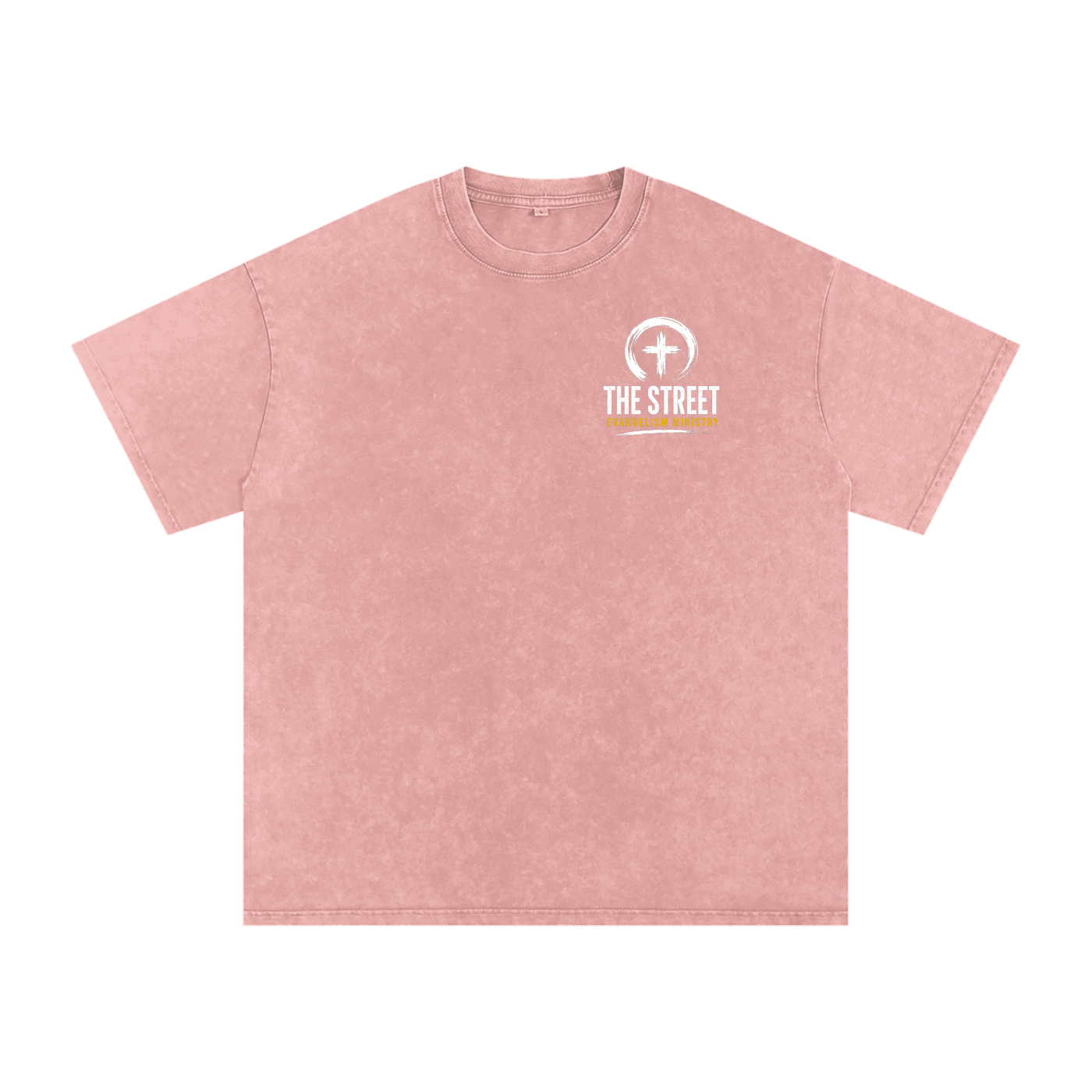 Can I Pray For U? – Snow Washed Oversized Cotton Tee