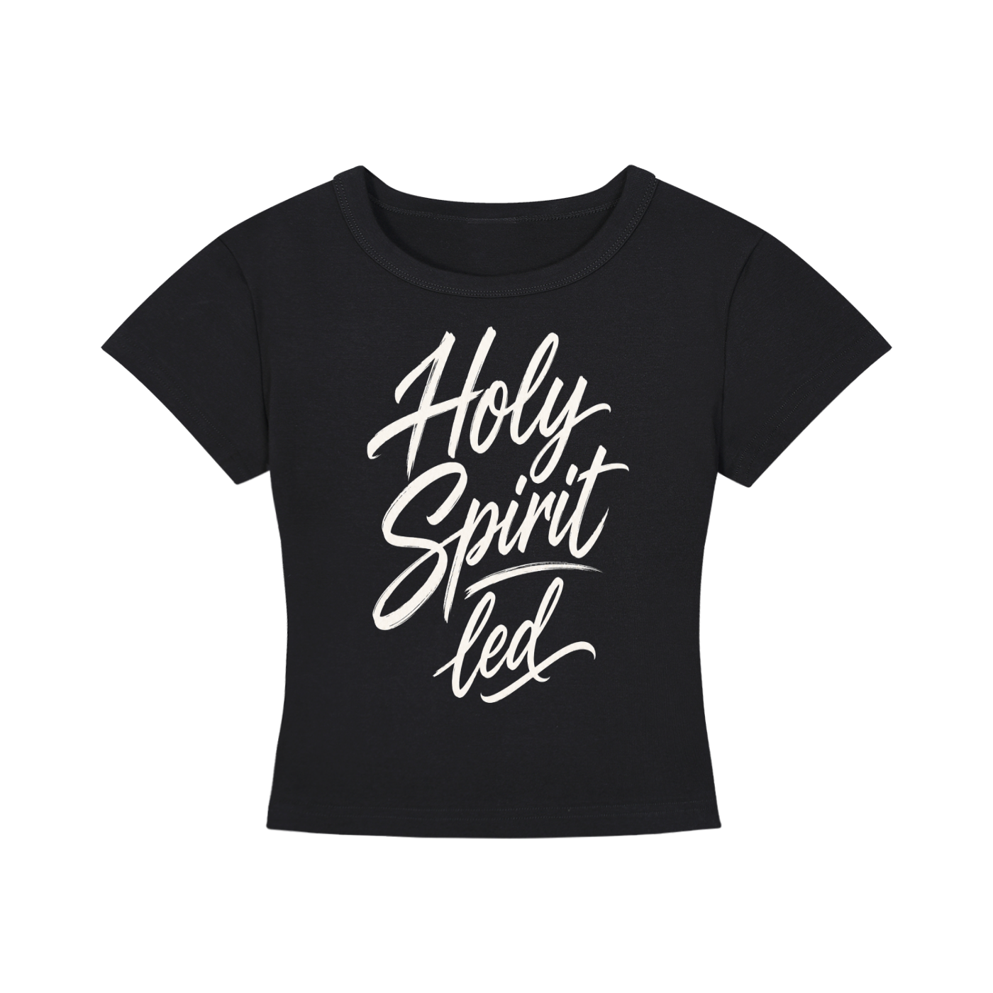 Holy Spirit Led Women's Crop Tee
