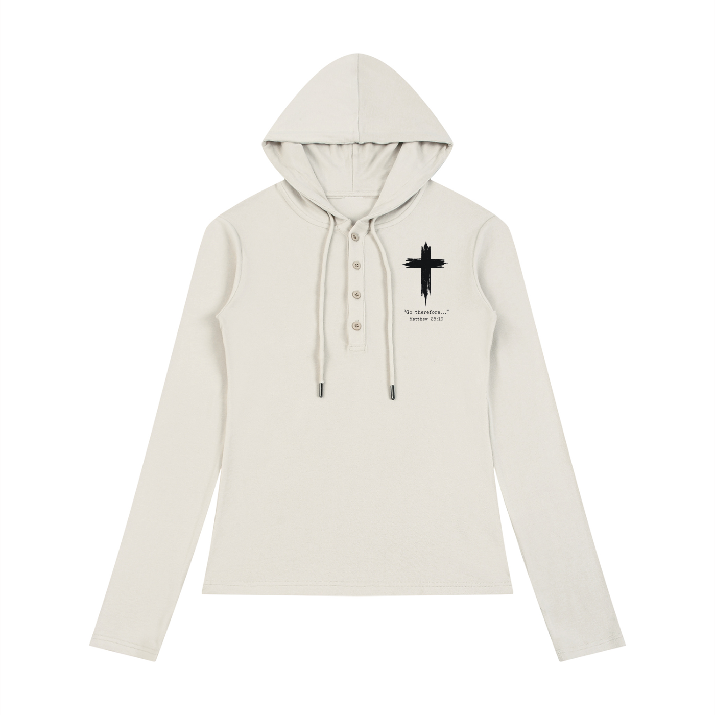 Faith Over Fear Women’s Half-Button Tee