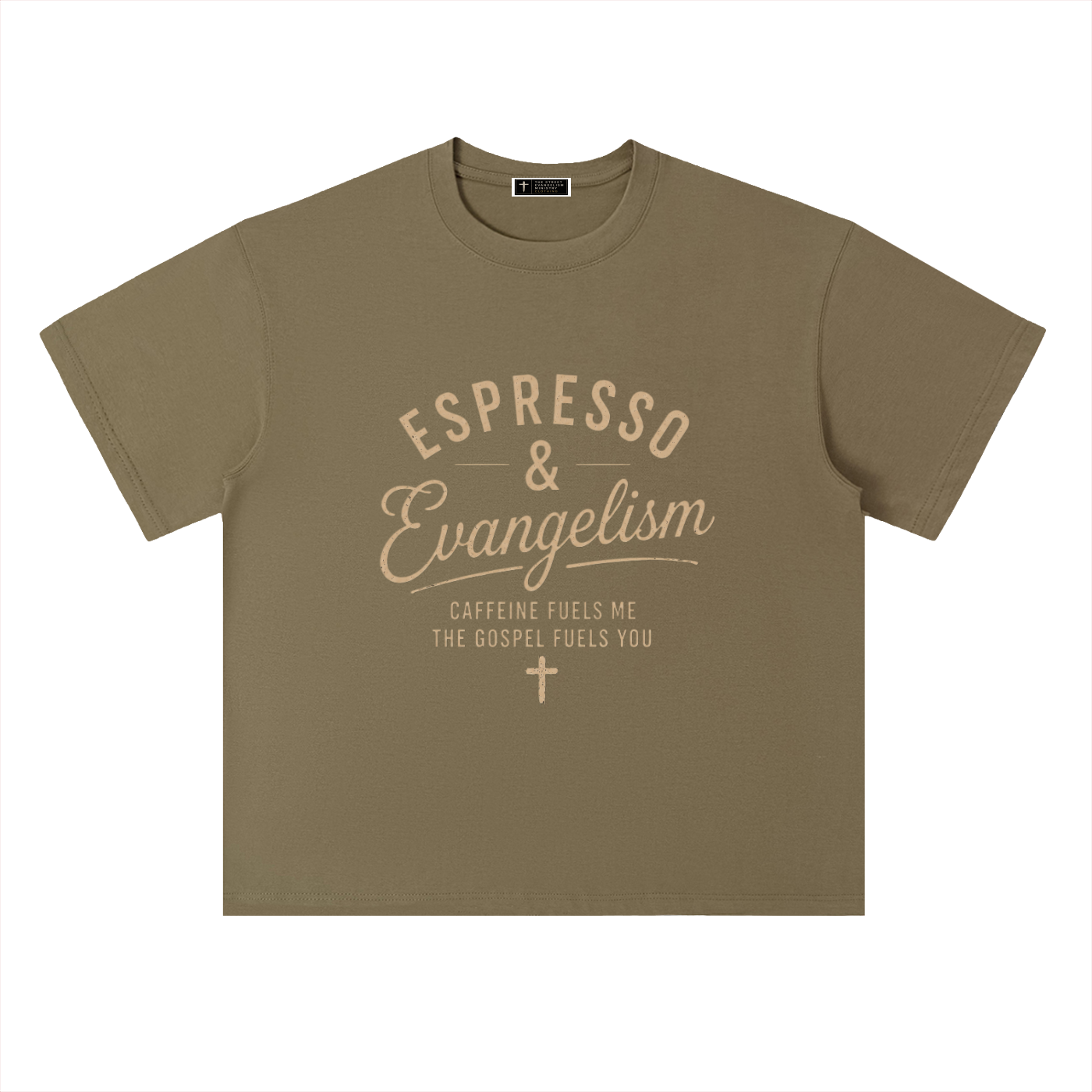 Espresso & Evangelism Drop Shoulder Tee