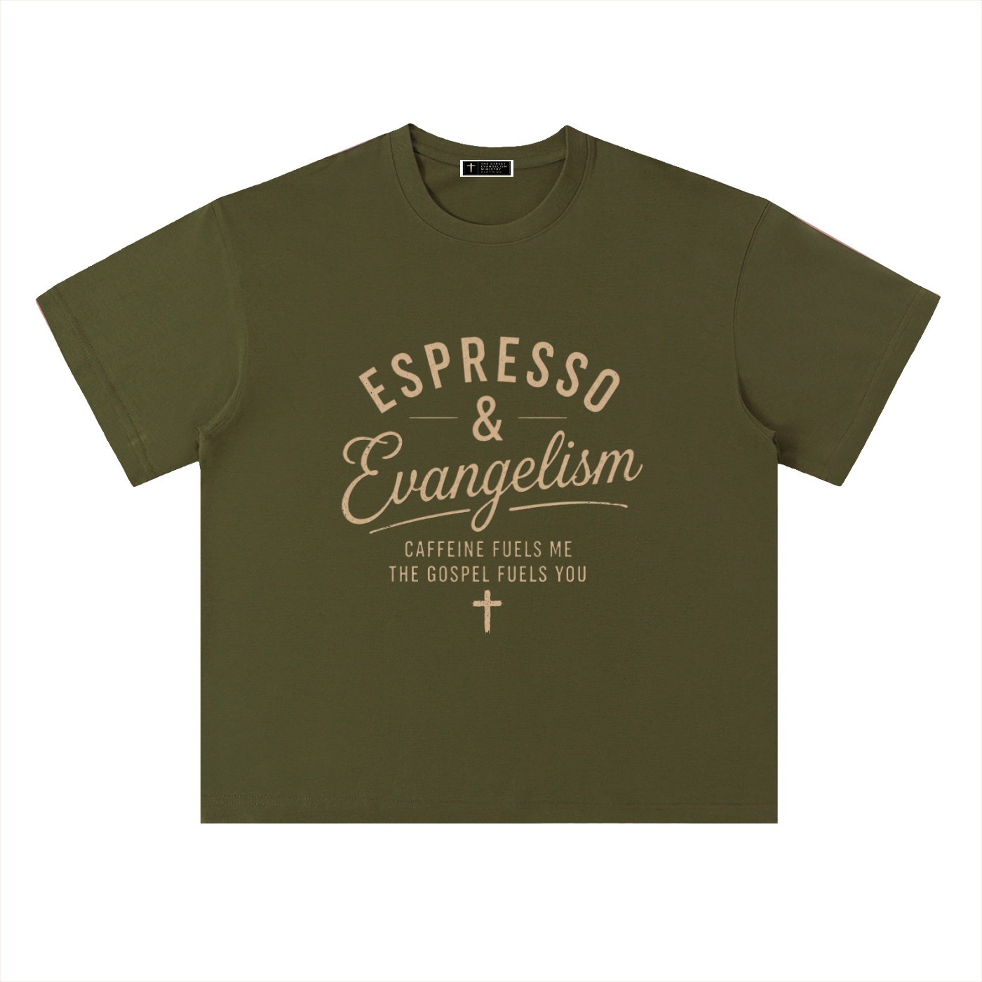 Espresso & Evangelism Drop Shoulder Tee