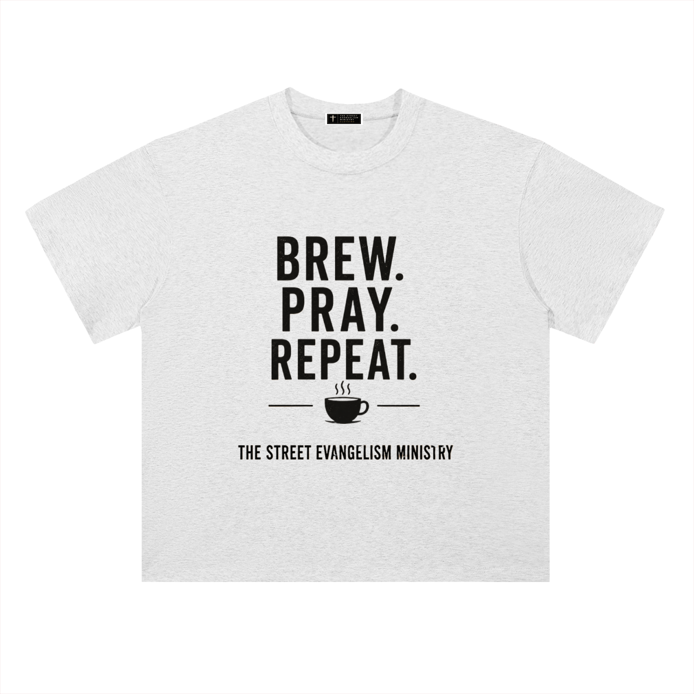 Brew. Pray. Repeat. Heavyweight Tee