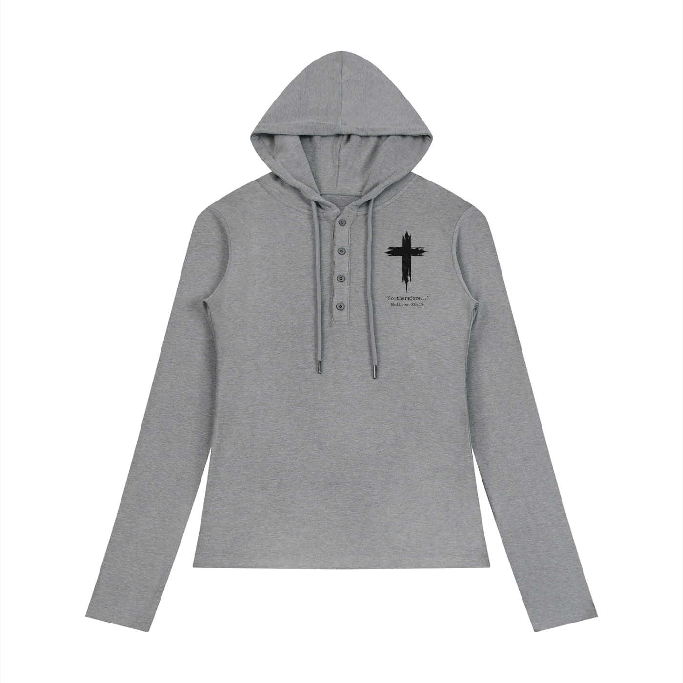 Faith Over Fear Women’s Half-Button Tee