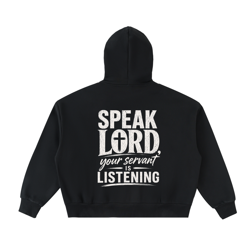 Speak Lord Boxy Zip Hoodie